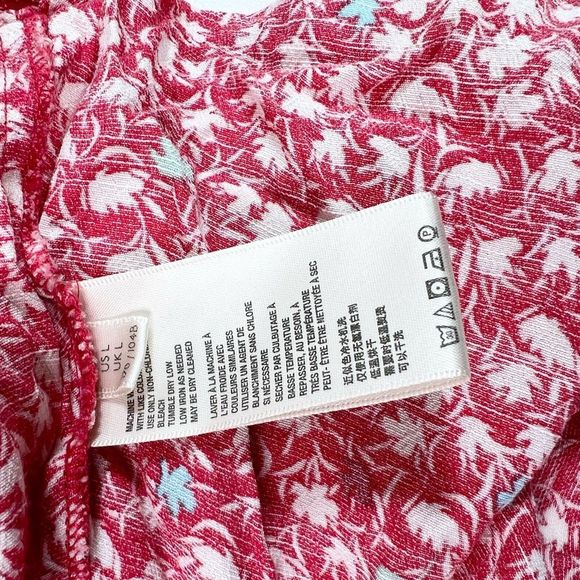 Free People Red Floral Midi Dress - Picture 10 of 15